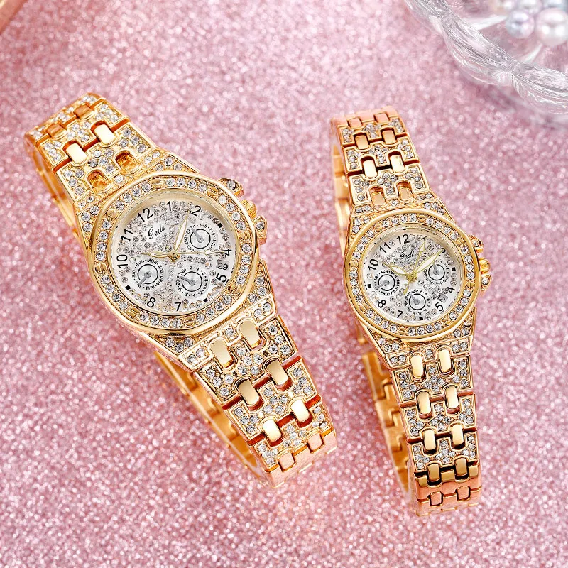 Роскошные золотые часы для влюбленных, женские и мужские часы для пар, топовый бренд, золотые модные антикварные повседневные наручные часы... от AliExpress RU&CIS NEW