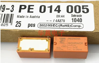 Оригинальное новое реле 10 шт./лот PE014005 PE014012 PE014024 PE014005-5VDC 12 В постоянного тока 24