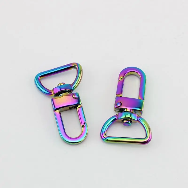 Num 2 Rainbow 10-50 шт, 7 ходовых стилей переливчатая Радуга триггер оснастки крюк, поворотные крючки аппаратные крючки для шитья - Цвет: Num 2 Rainbow