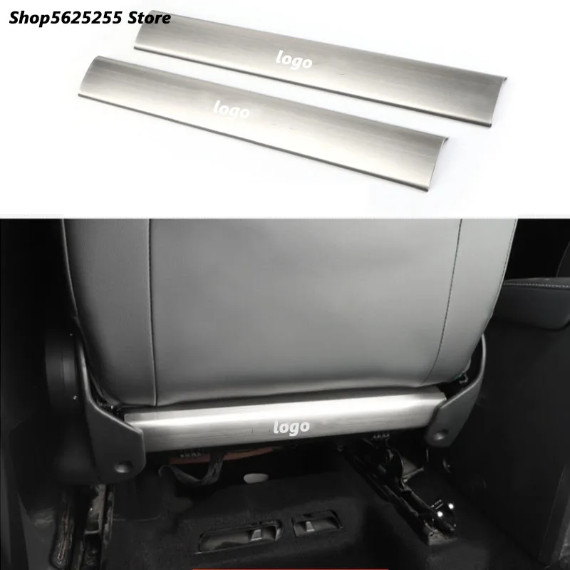 

Stainless Steel Back Seat Anti-kick Plate Cover for Skoda Karoq 2021 2020 Accessories 2019 2018 2016 Seat Board Trim Protector