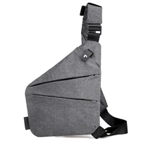 men chest bag casual thin pocket bags holster tactical shoulder sling vintage outdoor zipper anti theft mens bag crossbody bags