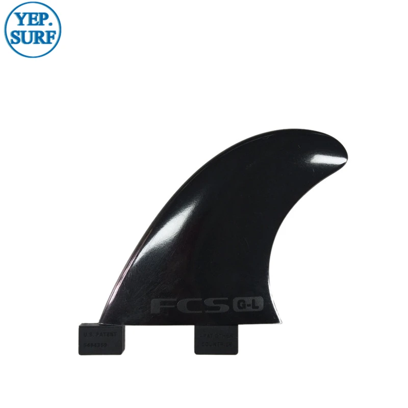 FCS GL плавник в серфинге черный пластиковый SUP доска Quad Fin Quilhas Surf|fcs gl fins|quad finsfin sup |