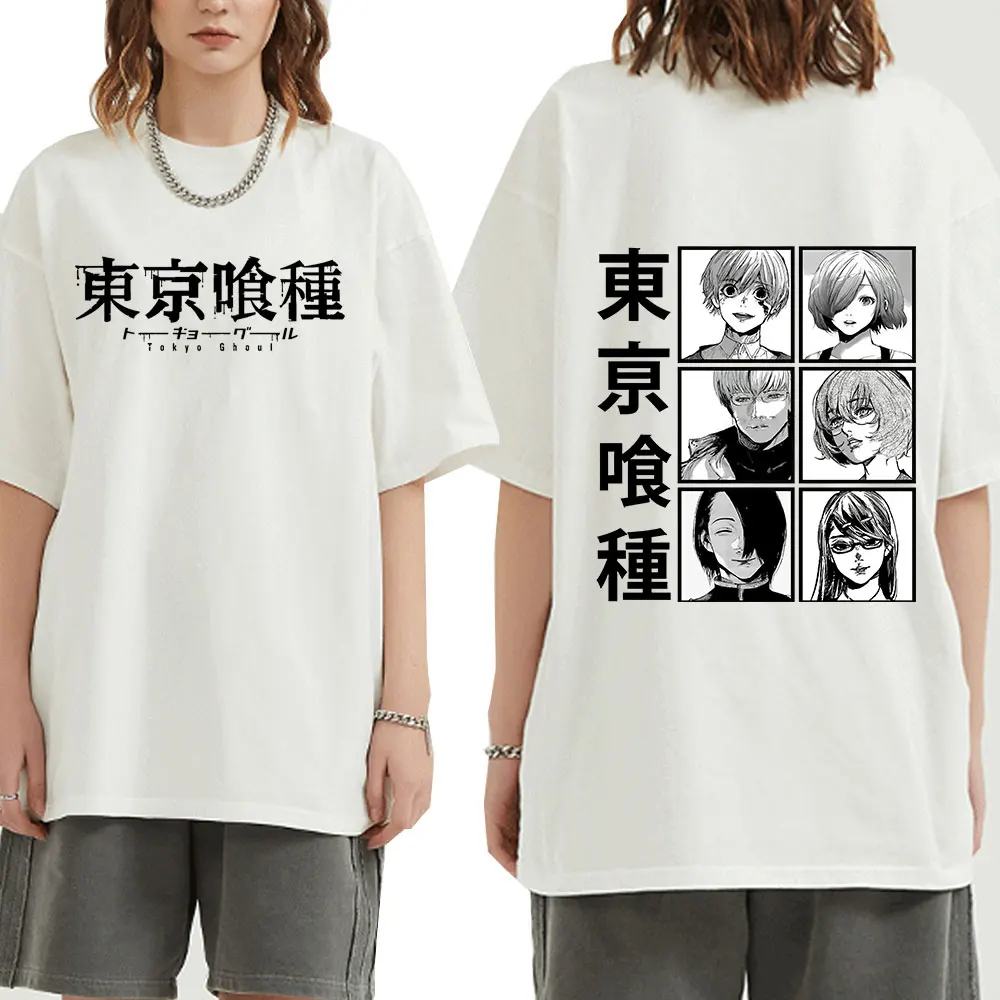 

Hot Japanese Anime Tokyo Ghoul T Shirt Men Kawaii Cartoon Kaneki Ken Graphic Tees Fashion Unisex Tshirt Summer Tops T-shirt Male