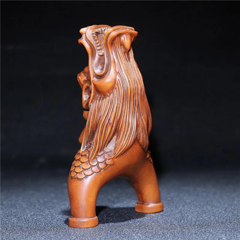 Рогатка из бокса с головой дракона китайская ручная резьба | Дом и сад