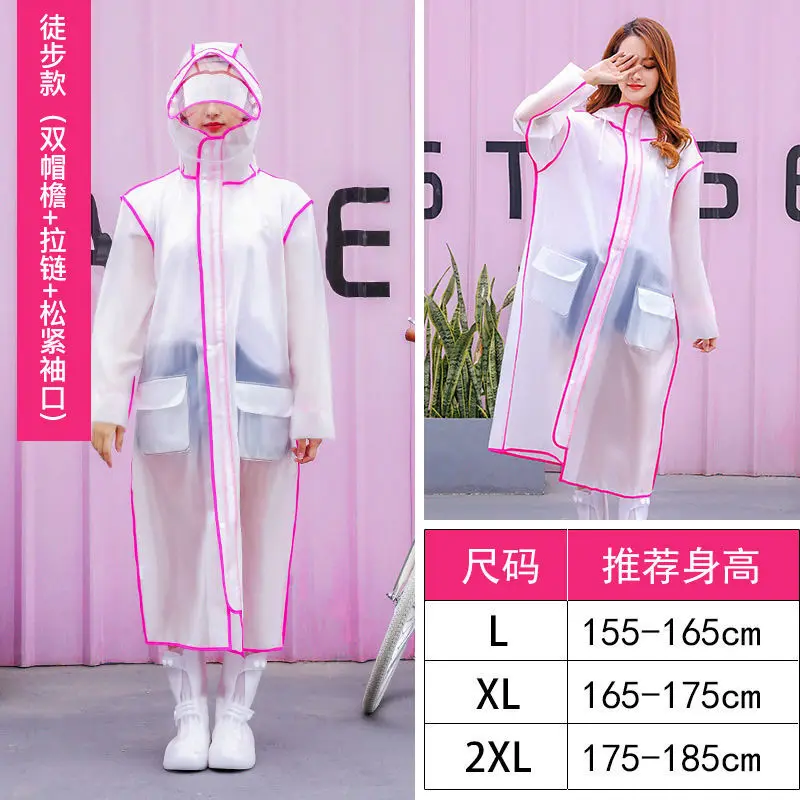 Женский дождевик с капюшоном плащ пончо для езды на велосипеде защитой от ветра