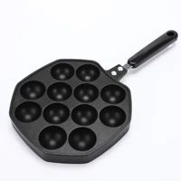 takoyaki pan octopus small balls cast aluminium pan household baking cooking tools kitchen cookware grill pan