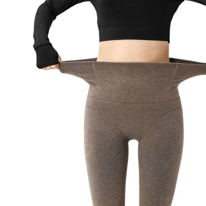 Эластичные леггинсы с завышенной талией 260-460 г