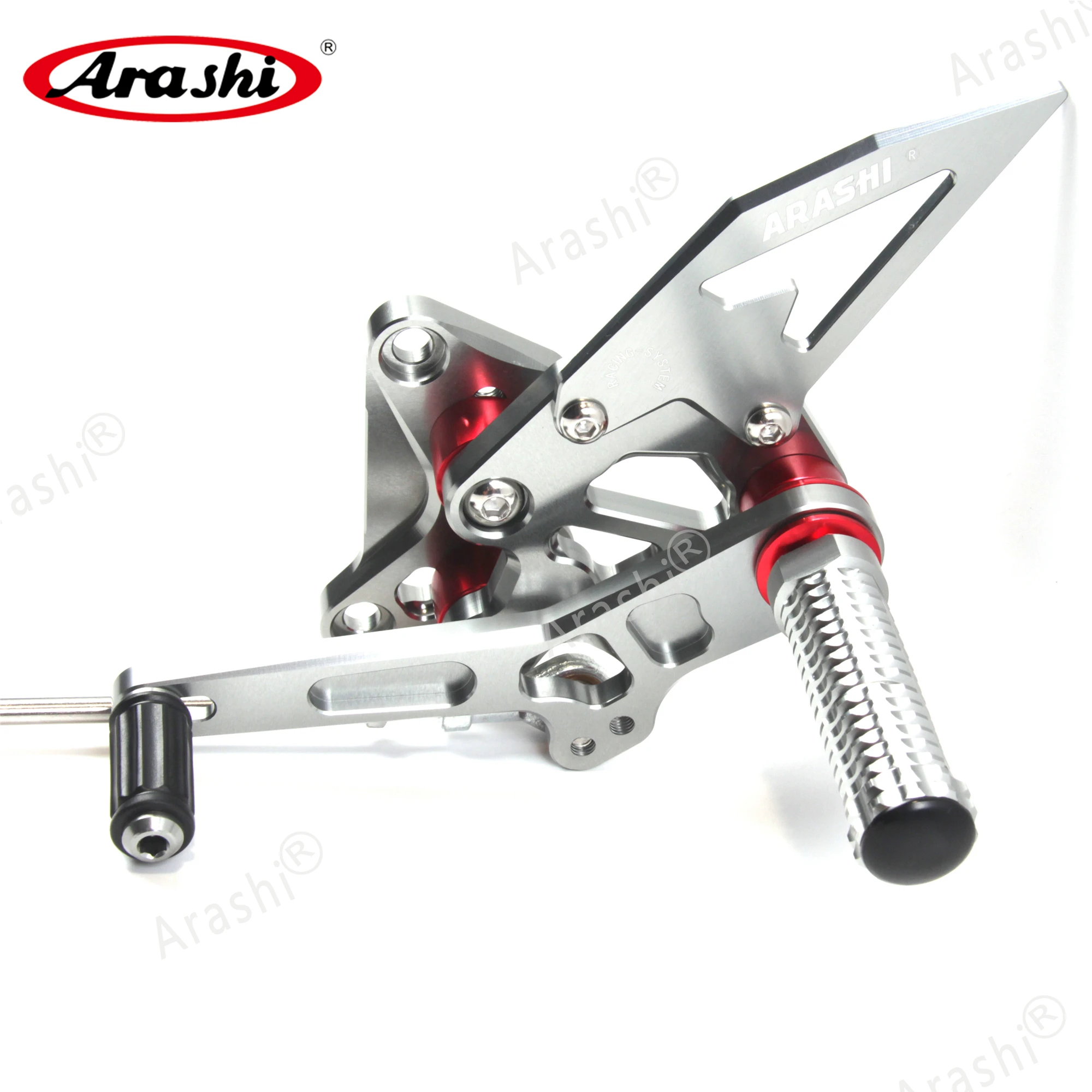 Arashi мотоциклетные подножки для SUZUKI HAYABUSA GSXR1300 2008- CNC Регулируемые подножки GSX-R GSXR 1300 GSX1300R 2012 2013