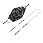 Акриловая цепочка для очков, ожерелье с маской для лица, цепочка для очков, ремешки для очков, шнурки для маски, ремешки для женщин и мужчин, держатель для шеи