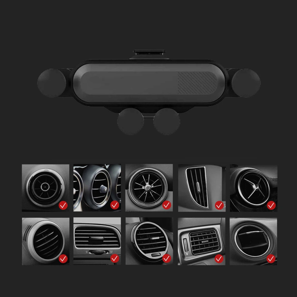 Автомобильный держатель Gravity для телефона без магнита крепление на