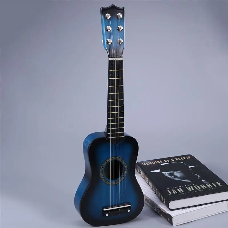 21 дюймов музыкальная игрушка Акустическая гитара 6 струн мини размер деревянная