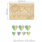 Пресс-формы деревянные в виде сердца