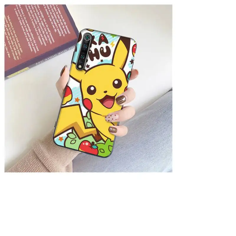 

0 Soft Pikachu Cover Phone Case For Xiaomi 8 9 Se 10 10pro Note 2 3 10 MIX2 S MAX2 3 F1 5X