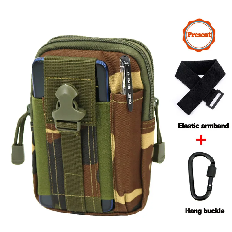 Jungle camo Мужские уличные походные сумки, тактические рюкзаки Molle, сумка на пояс, военный поясной рюкзак, мягкая спортивная сумка для бега, дорожные сумки - Цвет: Jungle camo