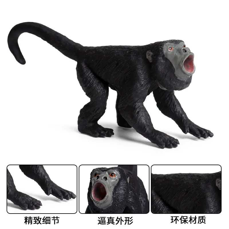 

11*3.5*5cm animal model toy simulation solid zoo monkey orangutan children's cognitive plastic model decoration