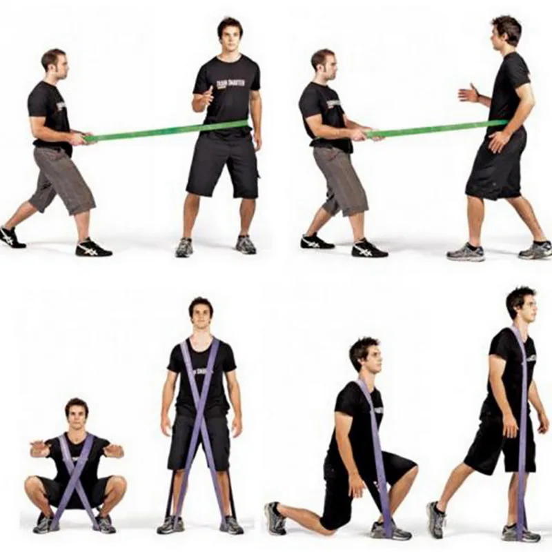 Фитнес подтянуть помочь полос резинок для тяжелых условий эксплуатации комплект