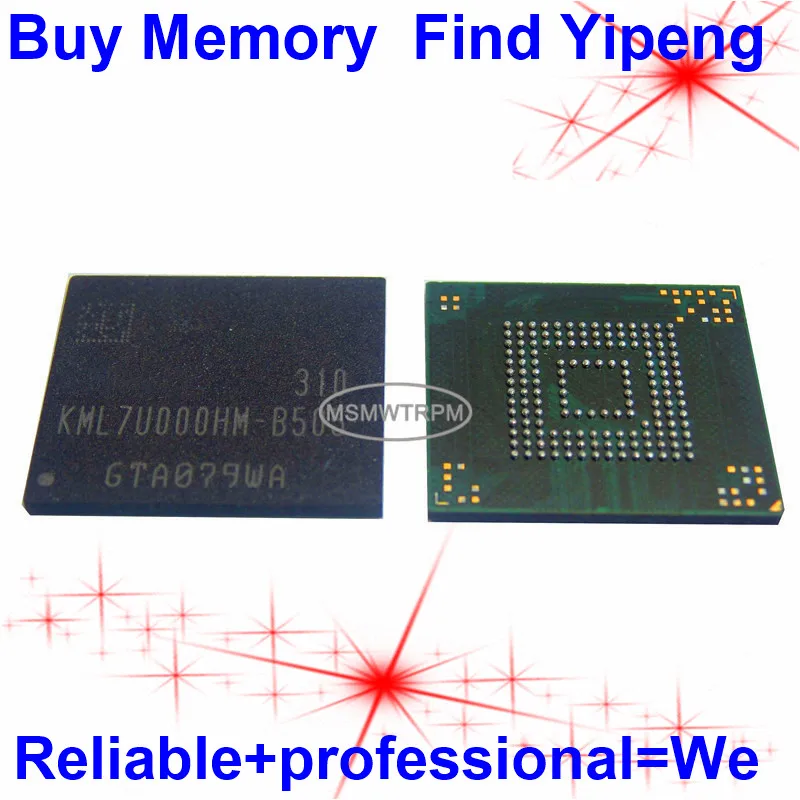 

KML7U000HM-B505 153FBGA EMCP 4+8 4GB RPMB clean empty data Memory Flash KML7U000HM