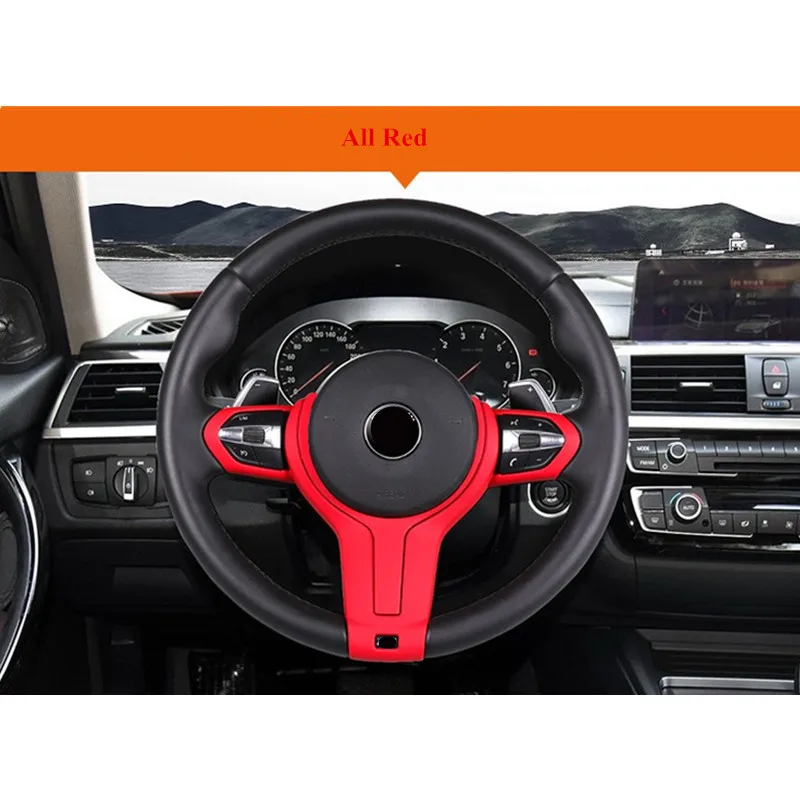 Автомобильная накладка на руль из углеродного волокна для BMW 1 2 3 4 M комплект