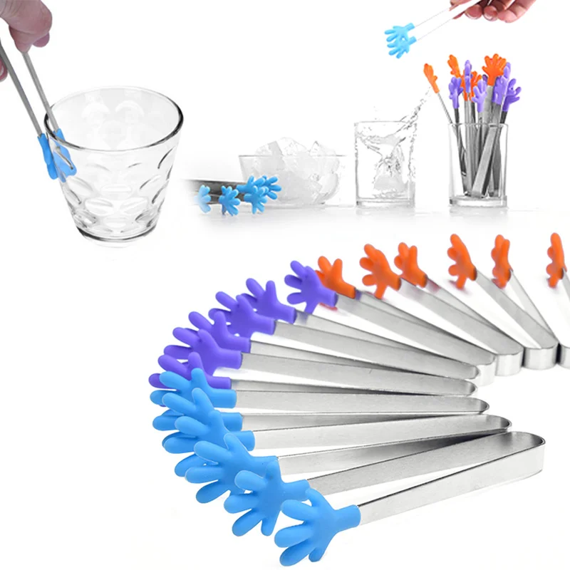 1 шт. портативный креативный маленький силиконовый зажим для ладони нескользящий