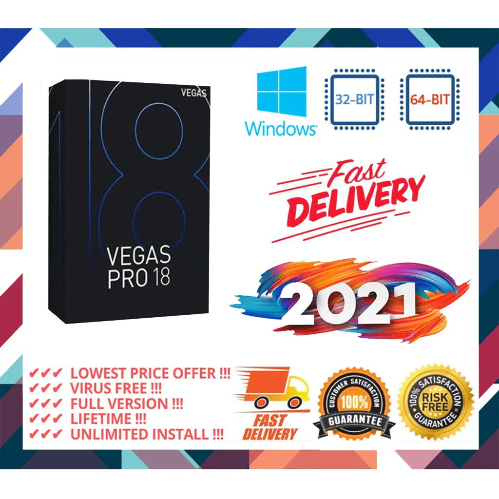 

Sony Vegas Pro 18 2021100% Delivery