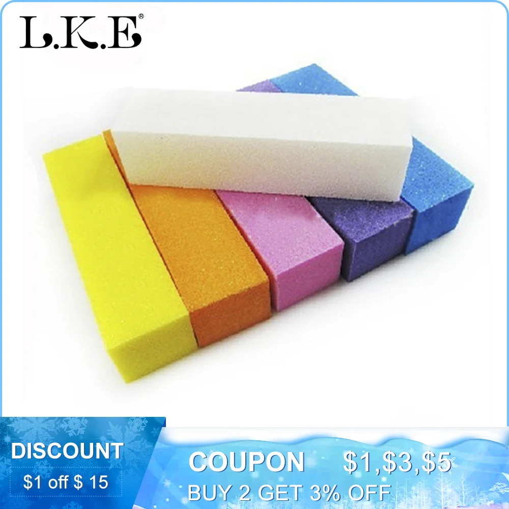 4 шт пилки для ногтей брусок шлифовки блок педикюр Полировка маникюра Лак