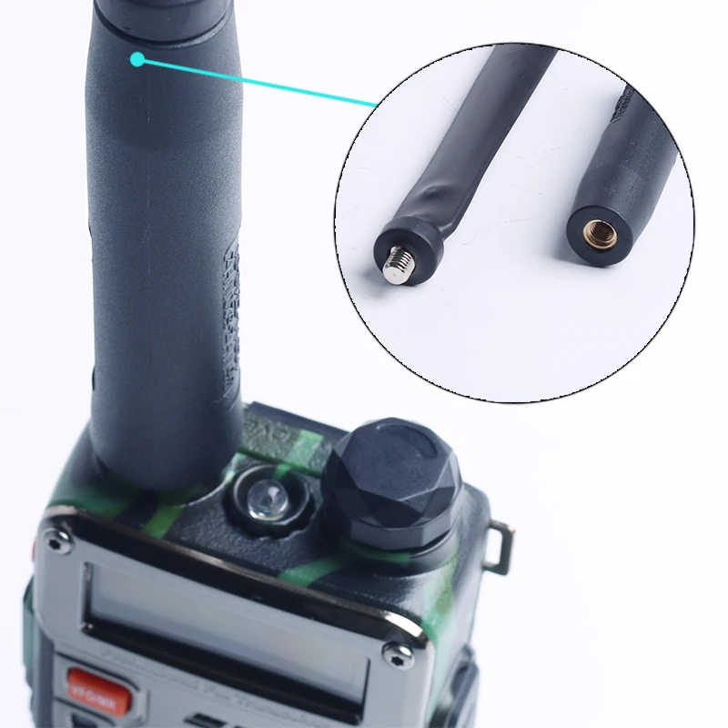 

OPPXUN Eightwood VHF UHF 33cm Foldable CS Tactical SMA Female Antenna for Wouxun Baofeng Ham Radio Two Way Radio Walkie Talkie