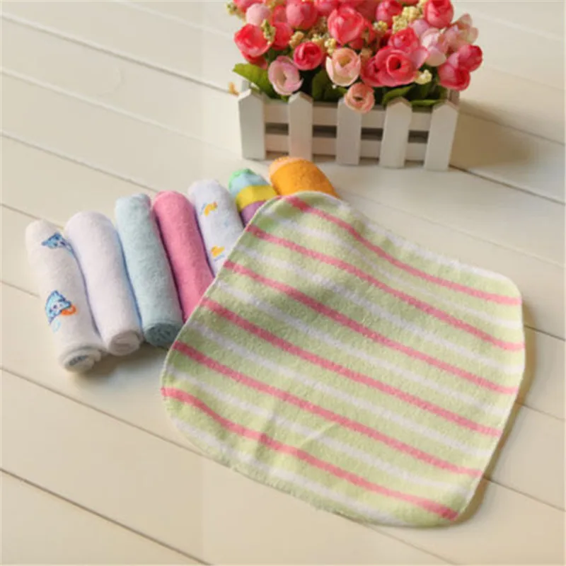 8 Pieces/Set Newborn Cotton Washcloth Wipe Cloth Baby Bath Towel Boys Feeding Girls Printing Scarf | Детская одежда и обувь