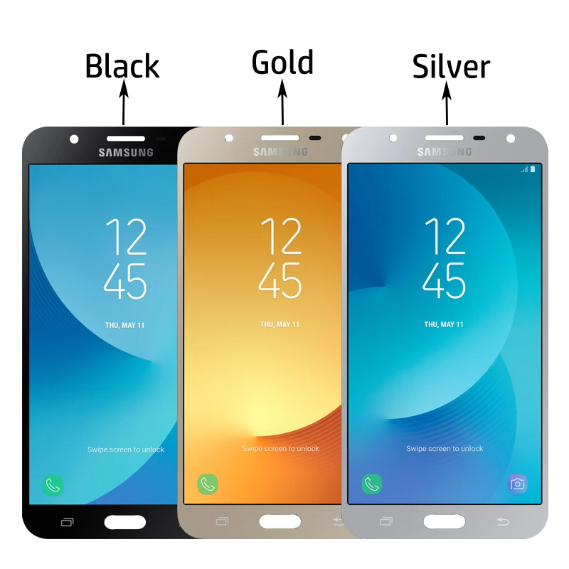 ЖК-дисплей для samsung Galaxy J7 neo J701 J701F J701M AMOLED ЖК-дисплей с сенсорным дигитайзером регулировка яркости экрана