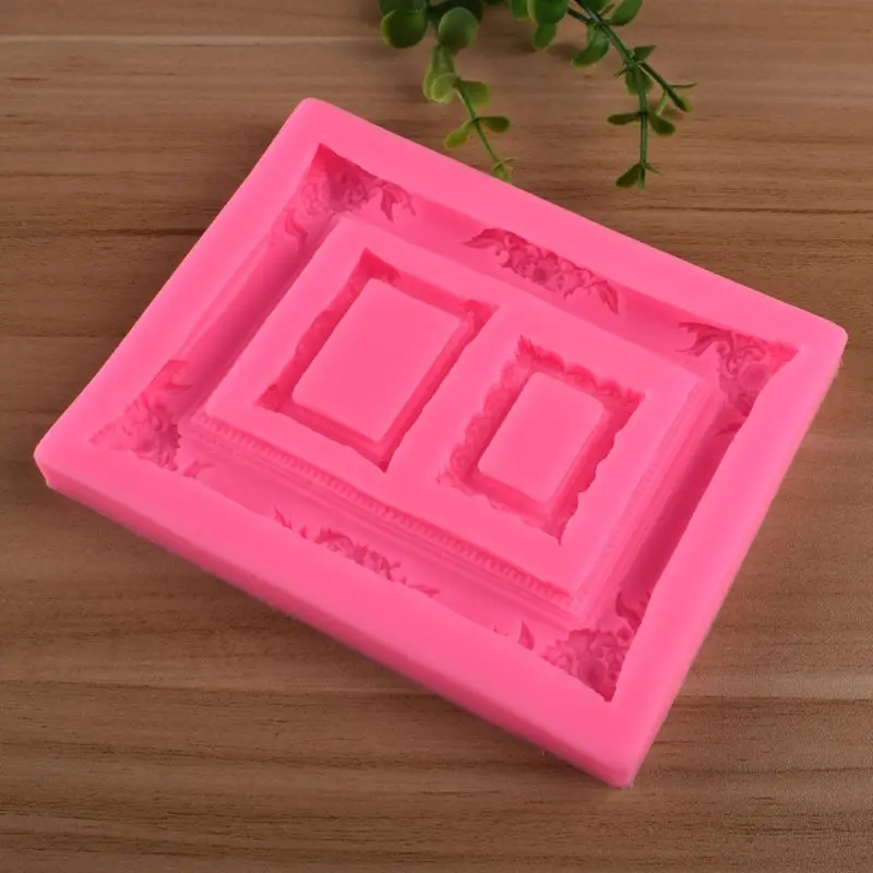 

DIY Resin Photo Frame Mold Resin Casting Silicone Mold Jewelry Making Tools