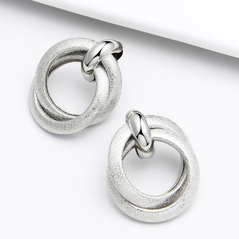 Модные женские серьги подвески Za золотого цвета с металлическими подвесками в