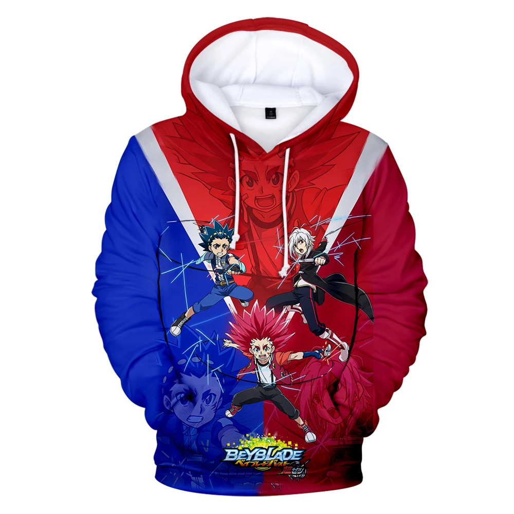 Взрывной режим Harajuku Beyblade Burst Evolution 3D толстовки Mannen/Vrouwen хип хоп Lange Mouwen Herfst