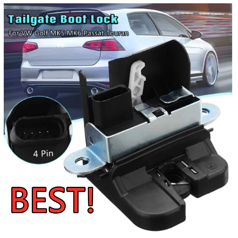 Задняя Крышка багажника Liftgate защелка замка для Volkswagen VW Golf GTI MK6 5 POLO PASSAT TIGUAN