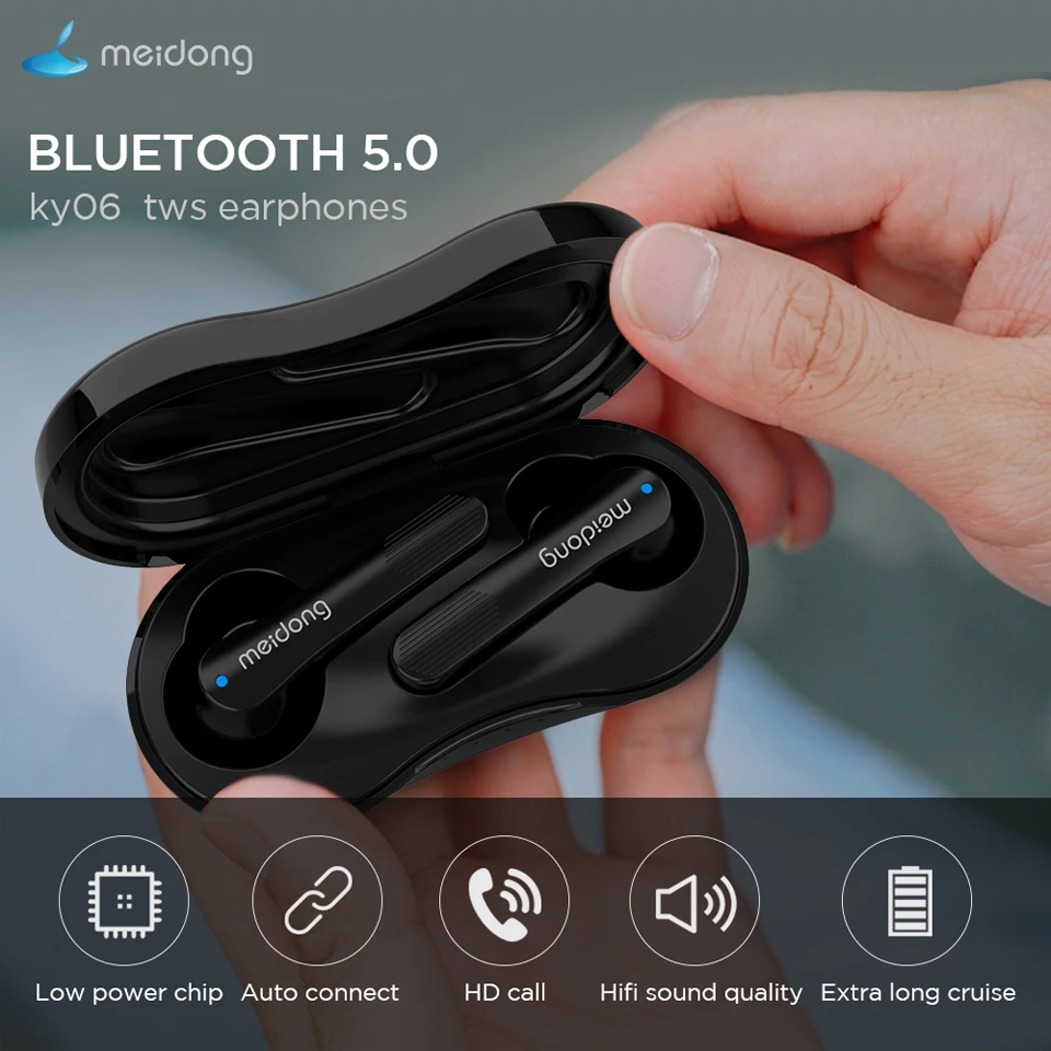 Goedkoop Originele Tws Sport Oortelefoon Bluetooth Draadloze Headset Smart Touch Control Ingebouwde Microfoon Oordopjes Voor Apple Iphone Xiaomi Telefoon