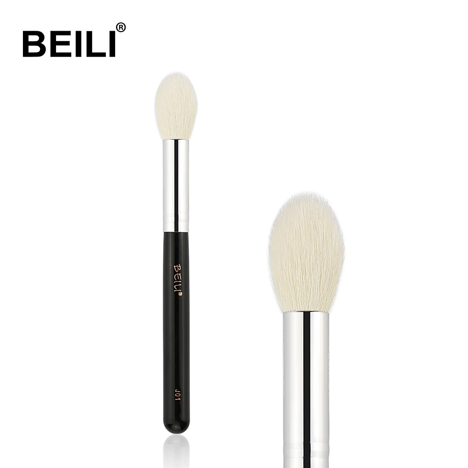 BEILI J01 натуральные Румяна из козьего волоса, кисть для пудры, пушистая Кисть для макияжа среднего размера
