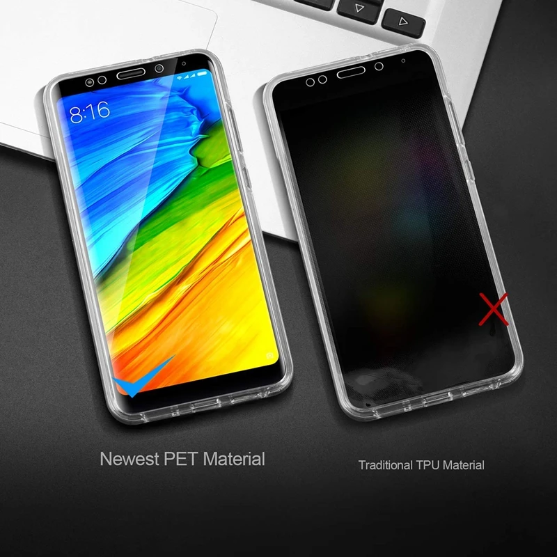 Full Body Shockproof Clear Case For Xiaomi Mi 8 Redmi S2 6A 6 Pro 5 Plus Note 5A 4 4X A1 A2 Lite DropProof Cover | Мобильные