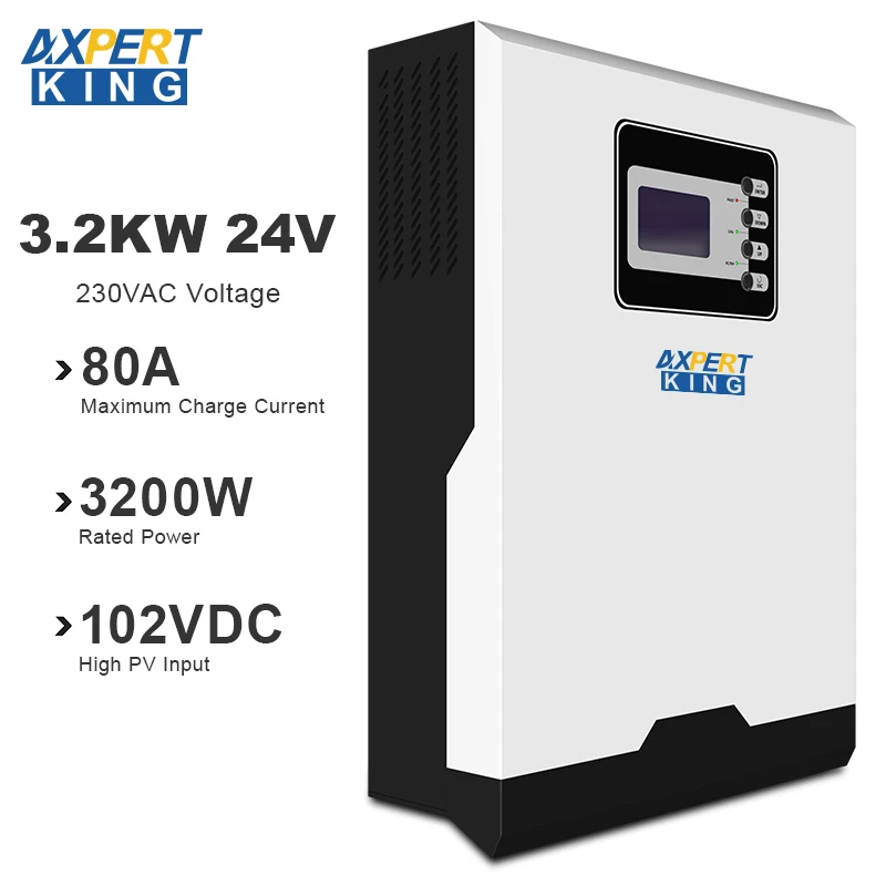 Солнечный инвертор 3200W 220V со слежением за максимальной точкой мощности 80A