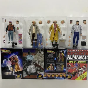 neca back to the future figure doc brown biff tannen marty mcfly action figures almanac martin the 35th anniversary free global shipping