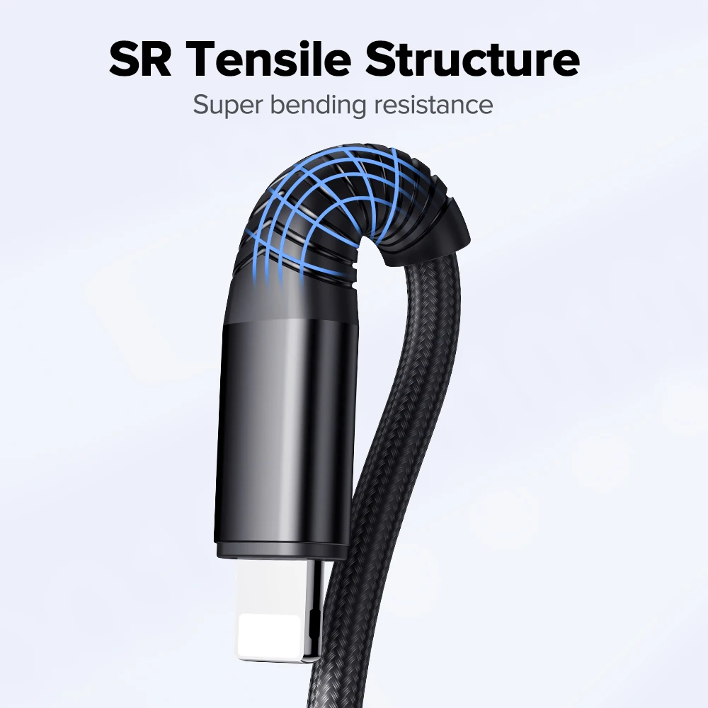 

Joyroom 3in1 USB Cable for iPhone Fast Charger Type C Charging Cable For Xiaomi Huawei Samsung Charger For iPad Micro USB Cable