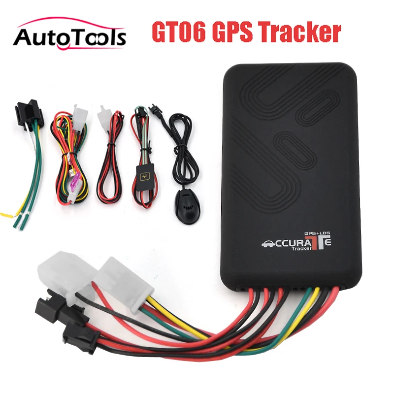 GT06 GPS tracker LBS car locator remote control cut off power/fuel alarm tracking monitor with microphone dropshipping | Автомобили и