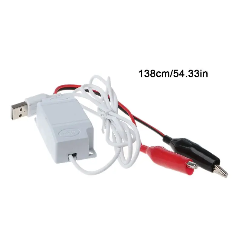 AA AAA батарея Eliminator USB 5 В до 1,5 В/3V4. 5 в понижающий зажим кабель Регулируемый преобразователь напряжения линия для часов дистанционное управление игрушки калькулятор CD плеер электронные весы