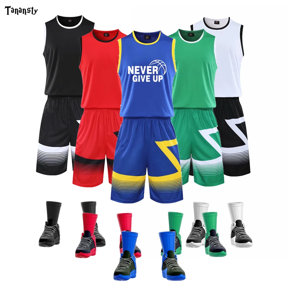 

Баскетбольная форма для мужчин, спортивная одежда, тренировочные баскетбольные майки, комплекты одежды для взрослых, рубашка, жилет, костюм...