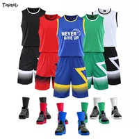men basketball uniforms sports sportswear training basketball jerseys sets for adult clothes shirt vest sleeveless suits short