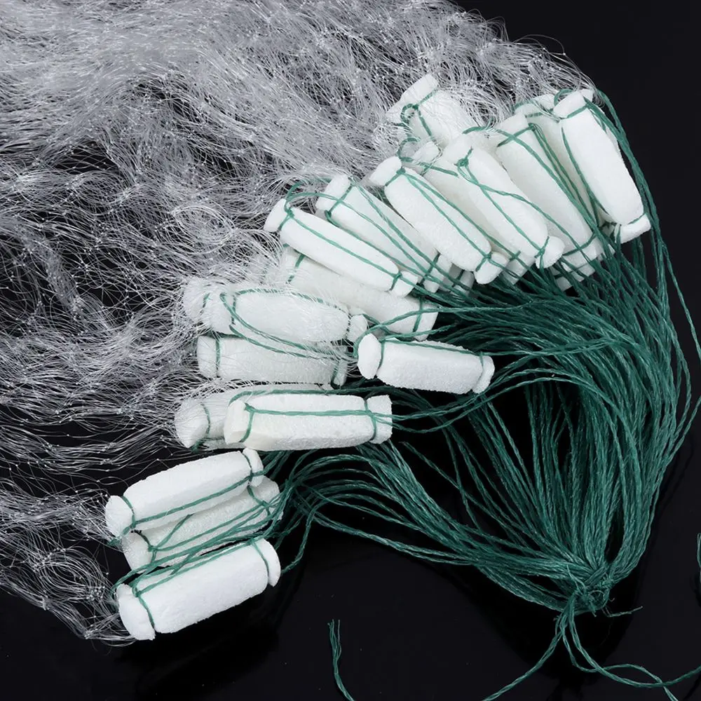 Однослойная рыболовная сеть 8 м/20 м с поплавком ловушка для хобби на открытом