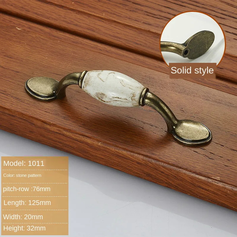 Мраморный узор искусственная ручка в европейском стиле|Ручки шкафа| |