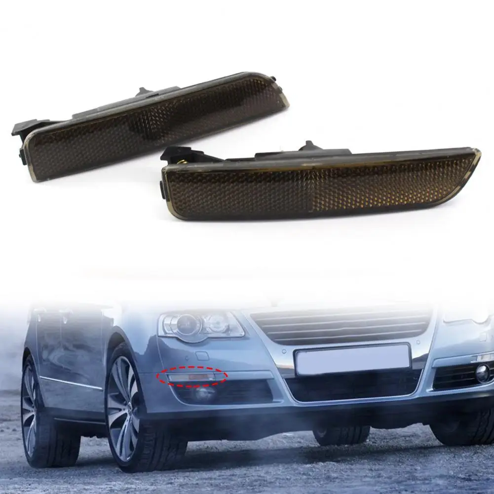 

2Pcs Side Marker Bulb Housing Gray Front Turn Signal Lamp Bezel Accessory 3B0945071 3B0945072 for VWs for Passats B5.5 01-05