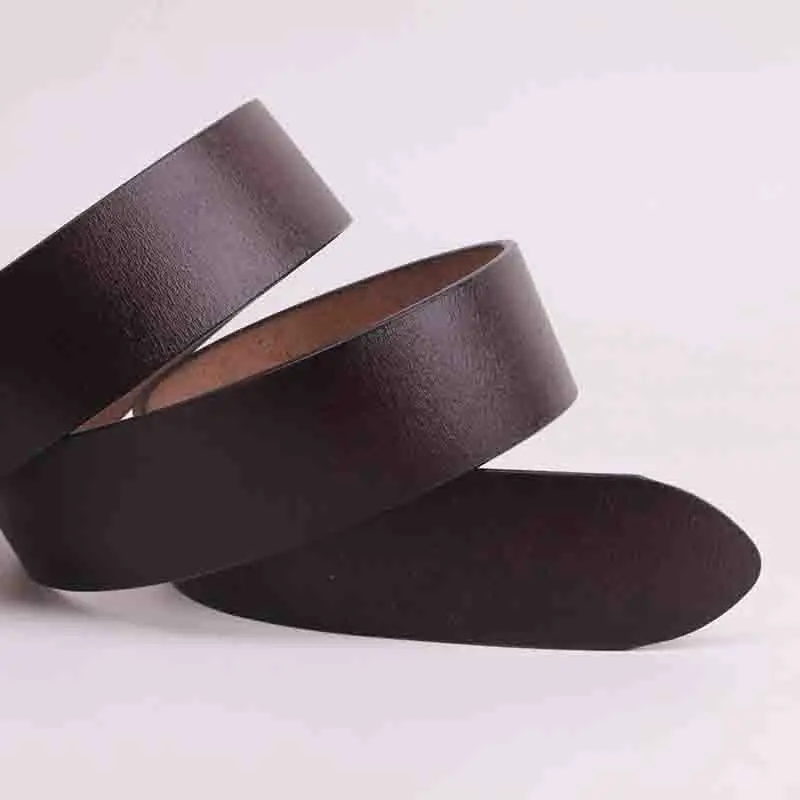 

4cm width Luxury Designer Leather for Women Female High Quality Black Buckle Jeans Belt Cowskin Casual Belt Girl Waistband