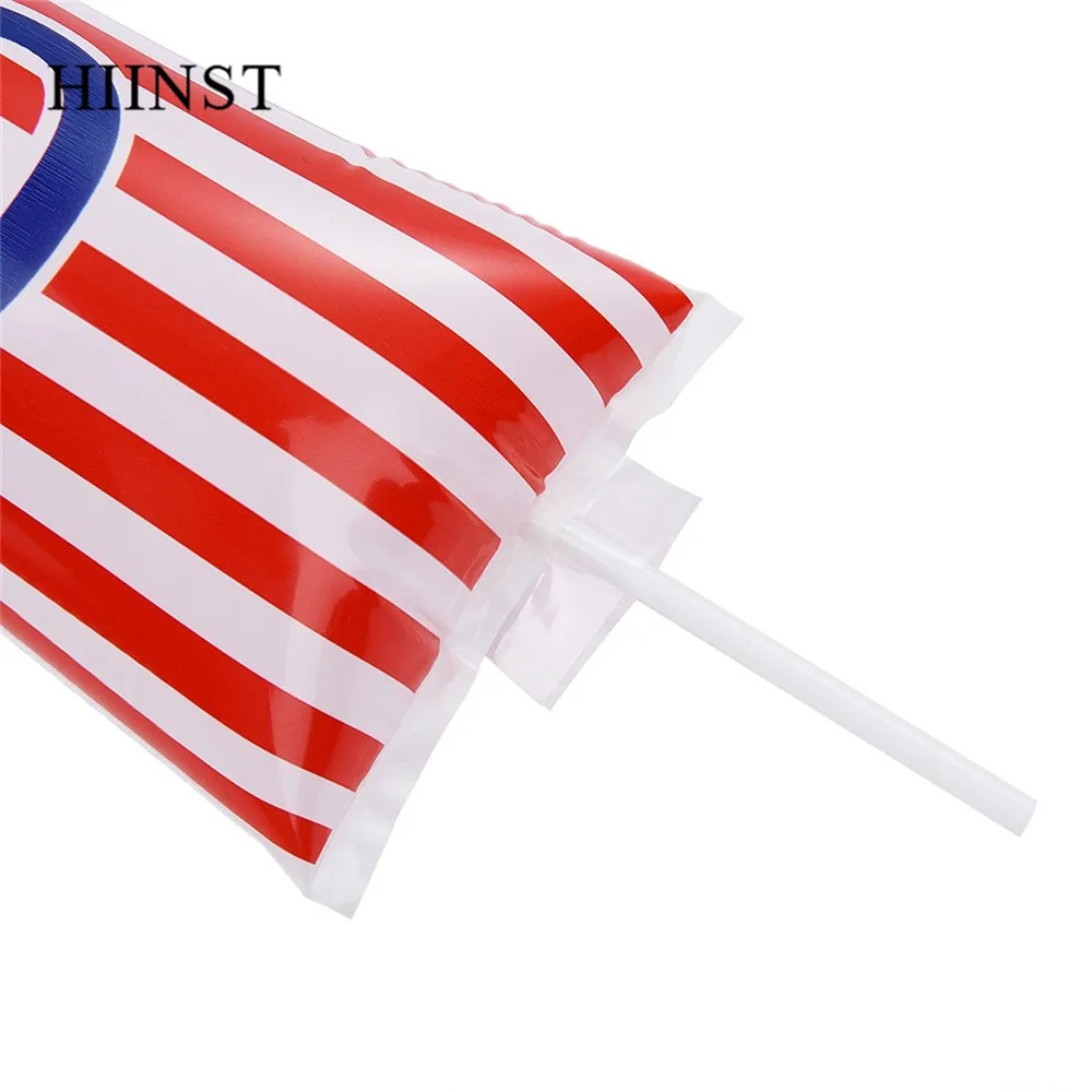 Hiinst Toys 2020 World Flag Pattern 5 Set Cheering Sticks Party Blowing Games Pipe Whistle Concert Reuseable Should Be Aid | Игрушки и