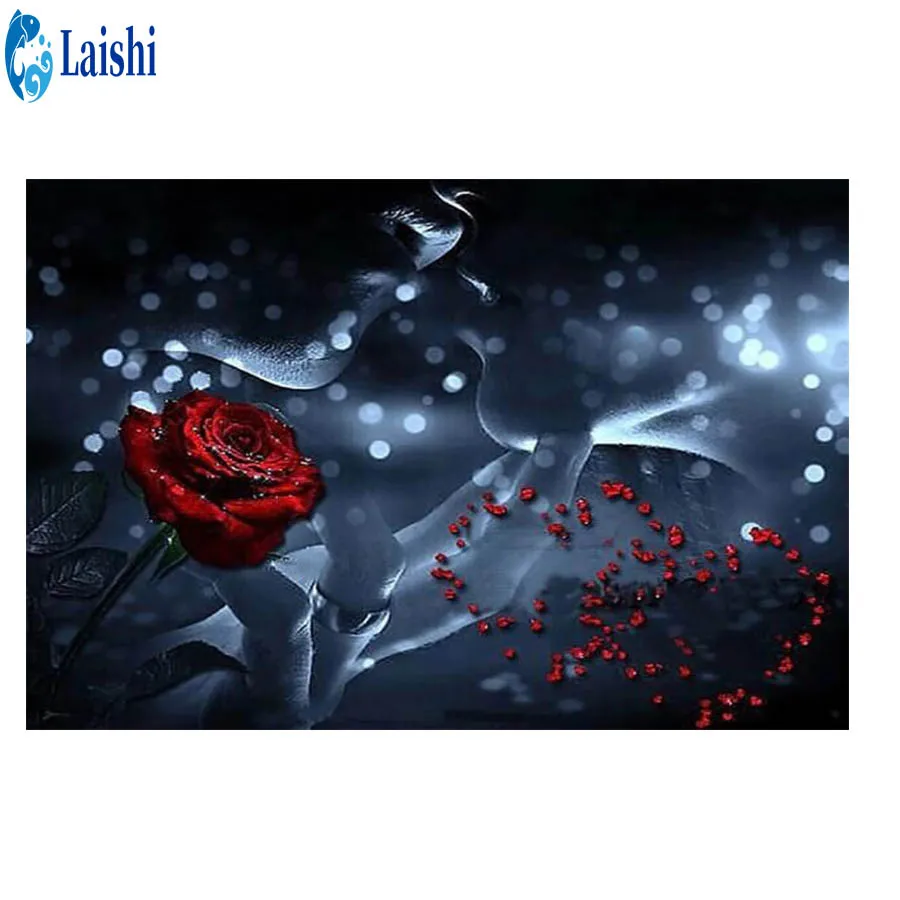 

DIY Diamond Painting Full Square/Round Drill 5D Couple red roses Diamond Embroidery Sale Diamond Picture of Rhinestones