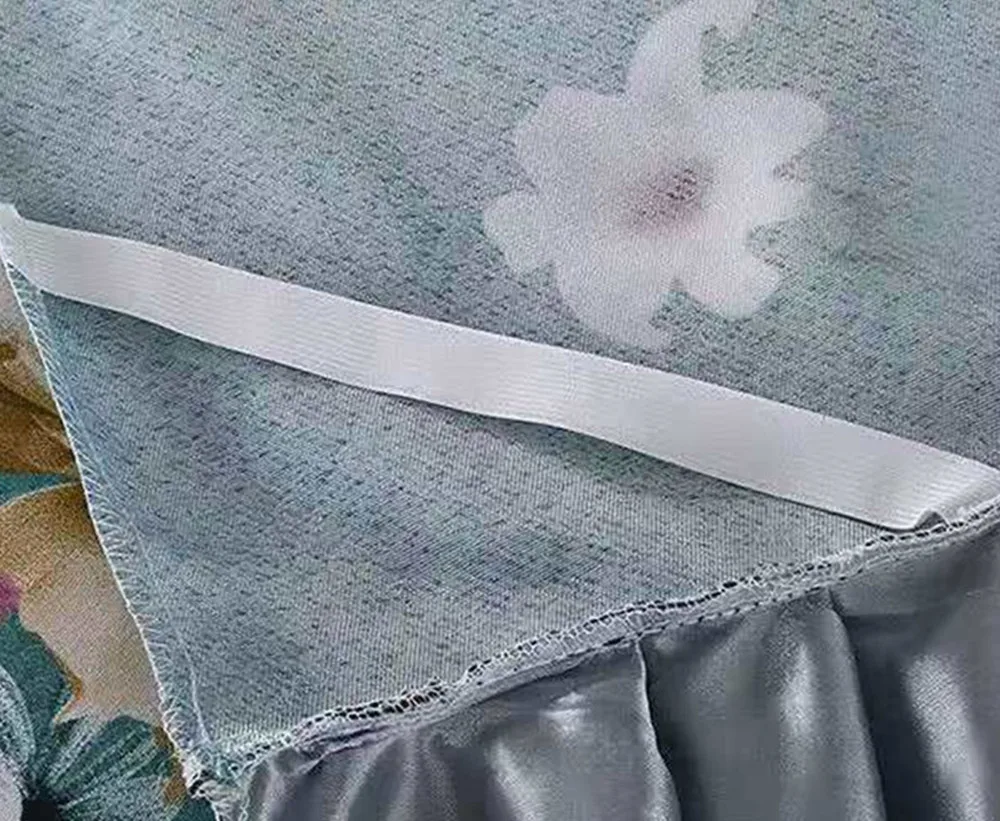 

European Summer Thin Bed Sheet Set (With Pillowcase ) Royal Style Queen Sheets Lace Bed Skirt For Home BedspreadBed Sheet