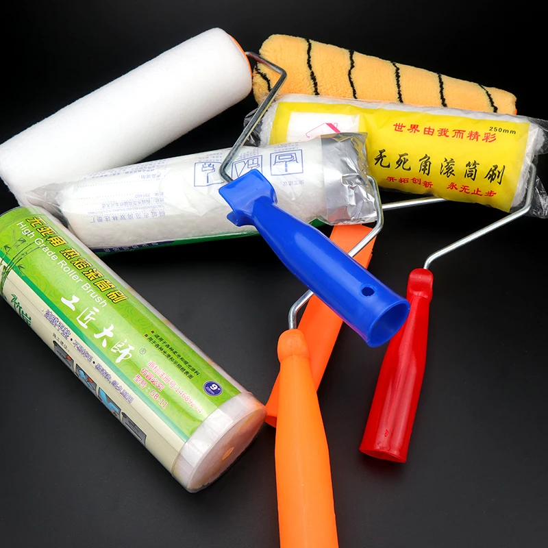 

ZHUI TU High Quality Pattern Paint Roller Brush 4/6/8/9 Inch Latex Paint Coating Roller Brush Wall Renovation Coating Brushes